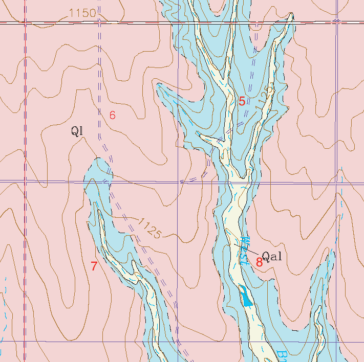 small geologic map