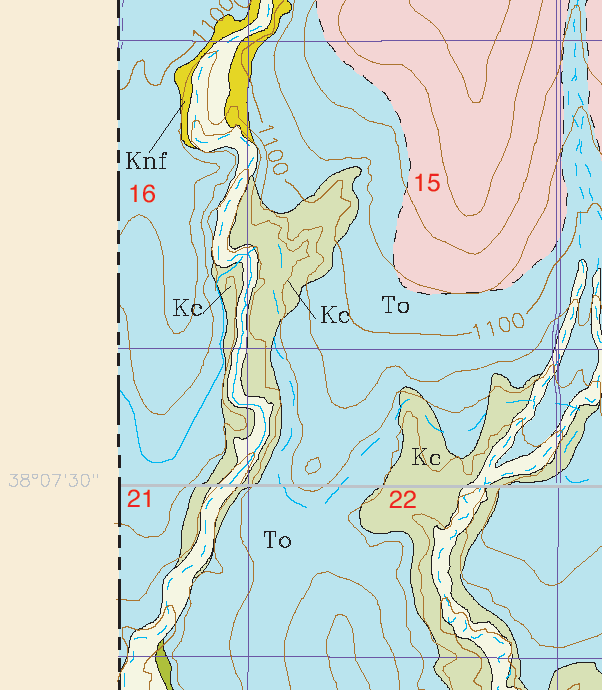 small geologic map