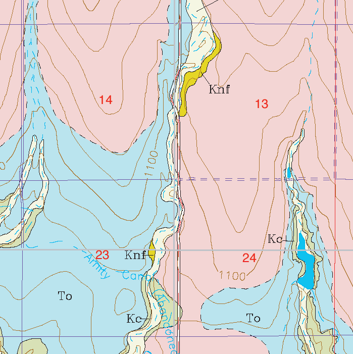 small geologic map