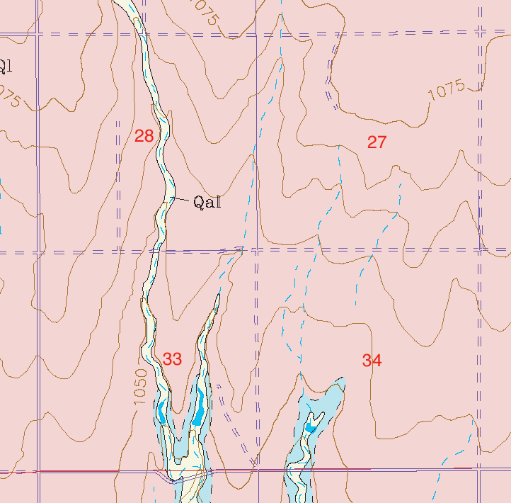 small geologic map