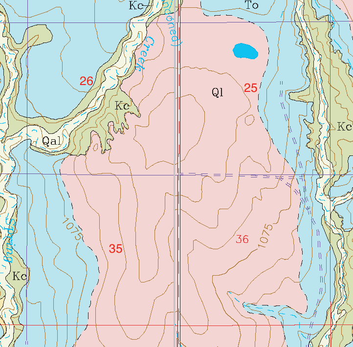small geologic map