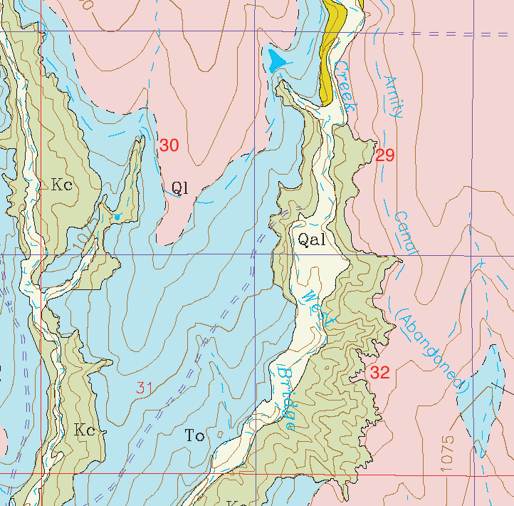 small geologic map