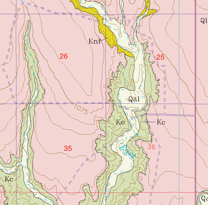 small geologic map