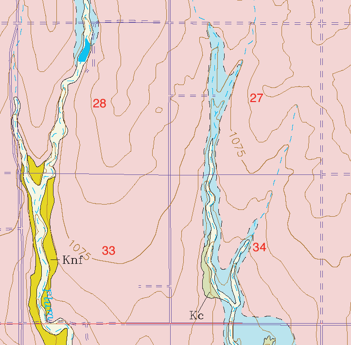 small geologic map