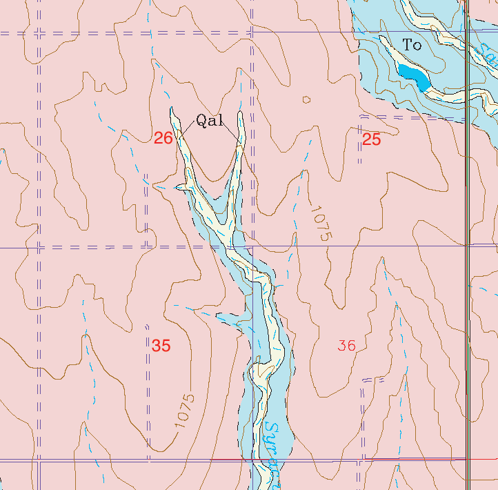 small geologic map