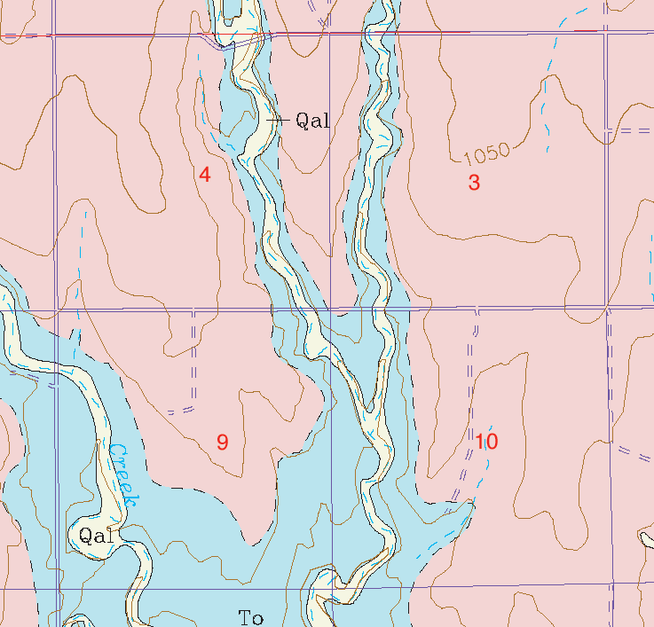 small geologic map