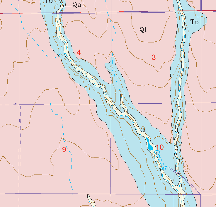 small geologic map