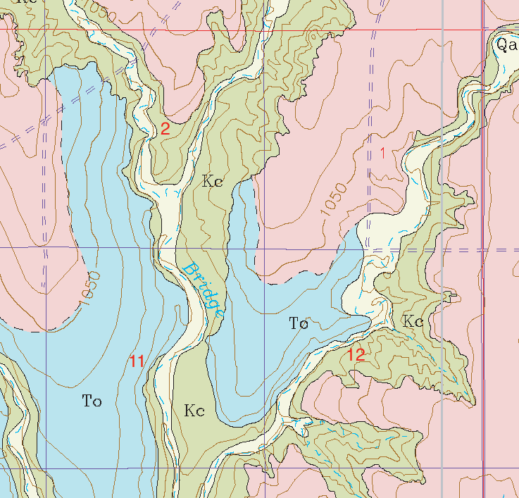 small geologic map