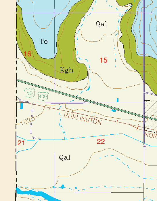 small geologic map