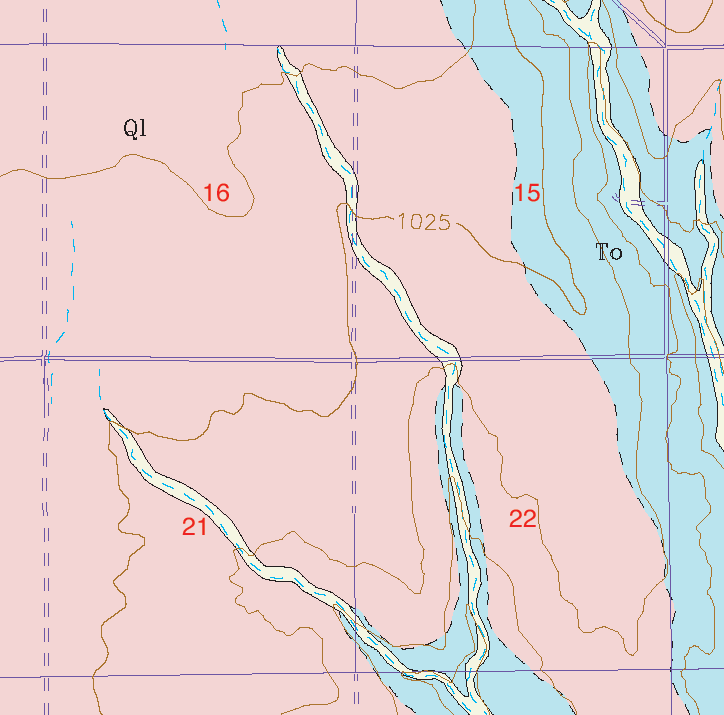 small geologic map