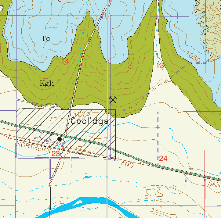 small geologic map