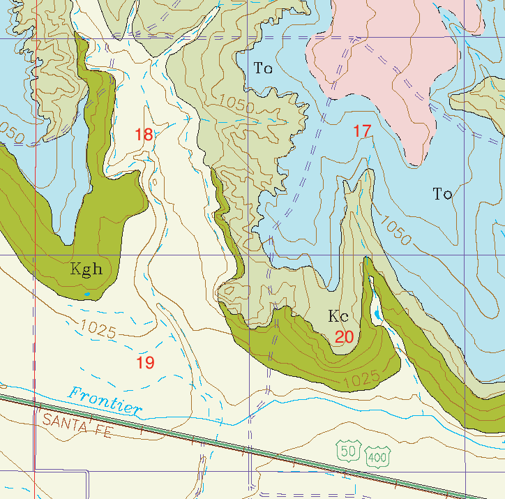 small geologic map