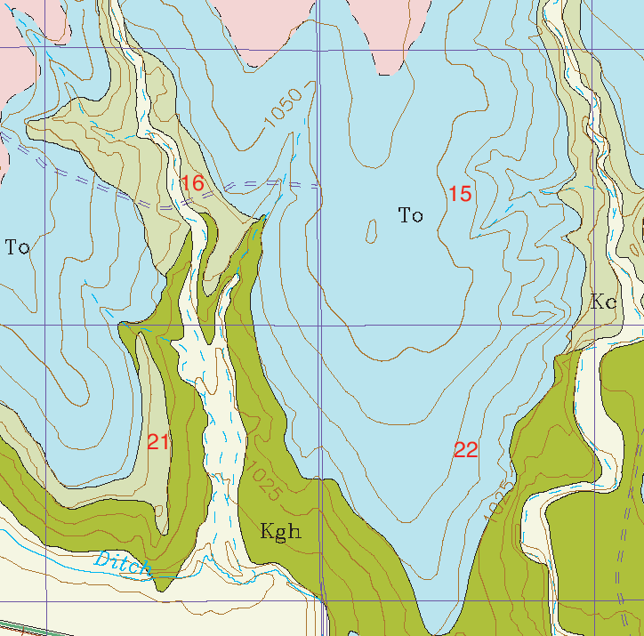 small geologic map