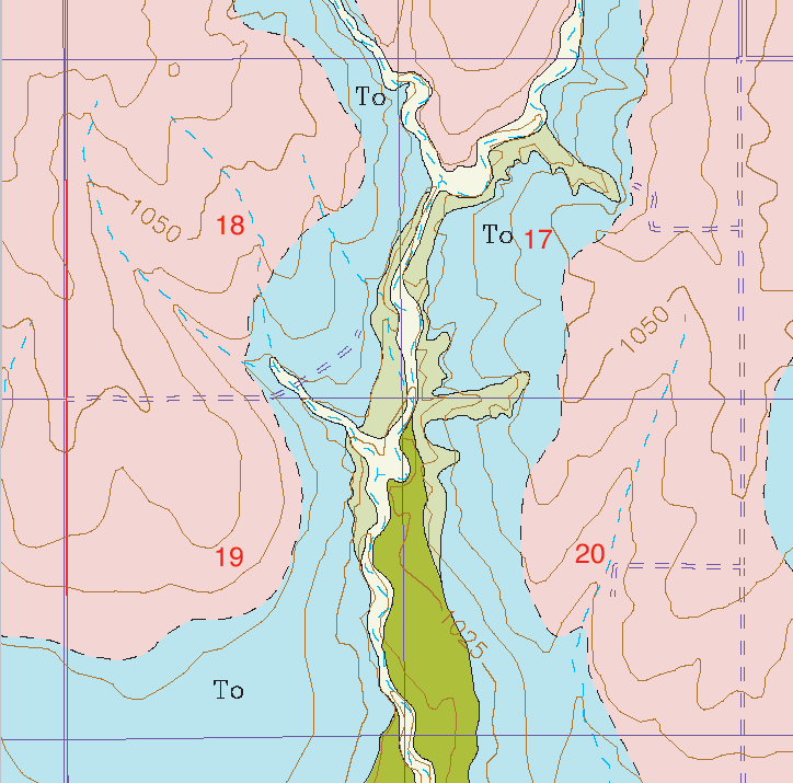 small geologic map