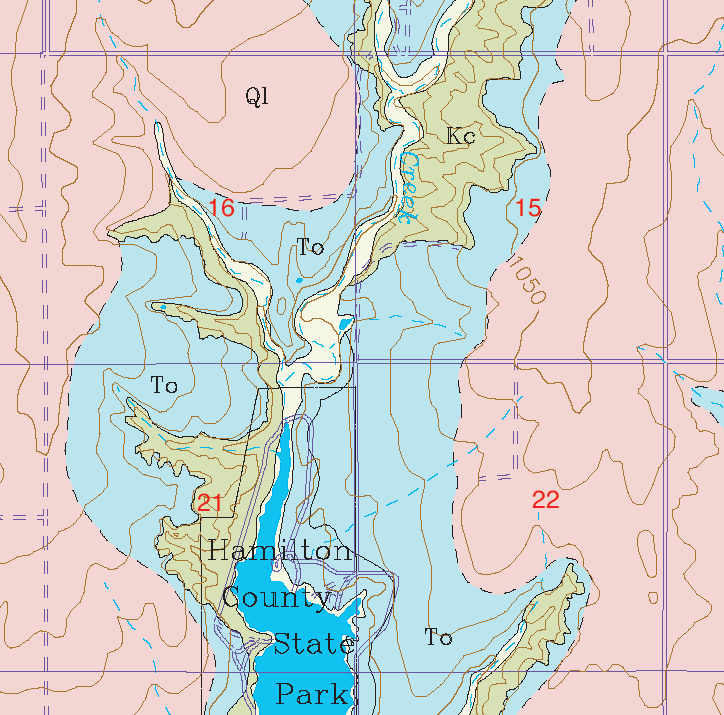 small geologic map