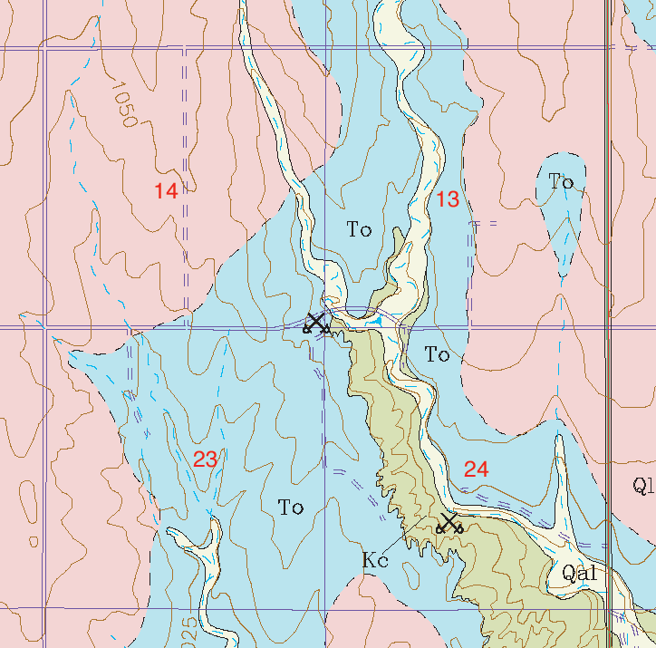 small geologic map
