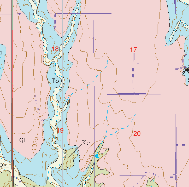 small geologic map