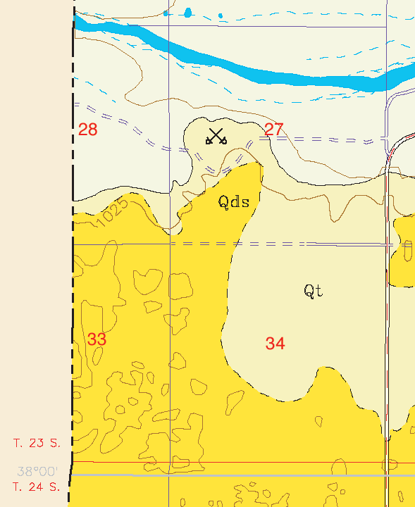 small geologic map
