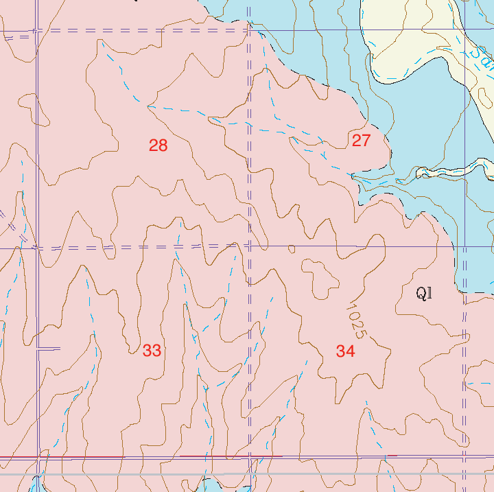 small geologic map