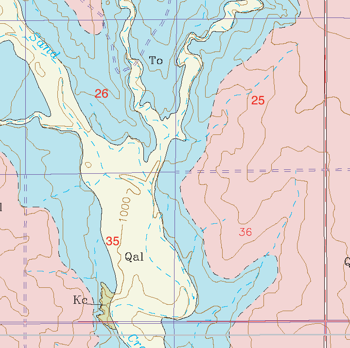 small geologic map