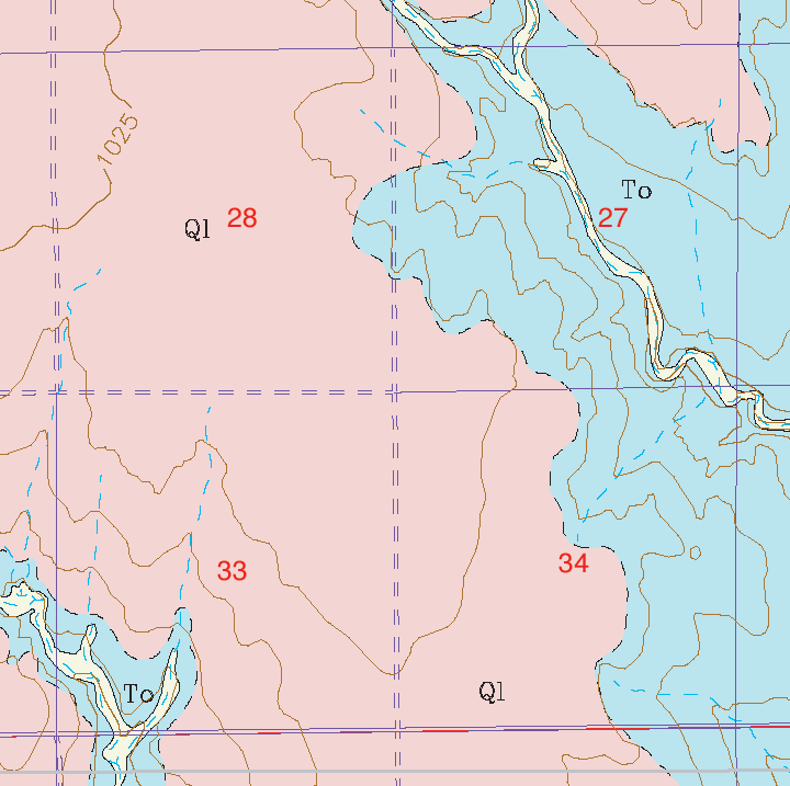 small geologic map