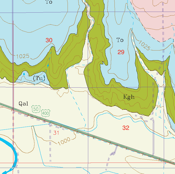 small geologic map