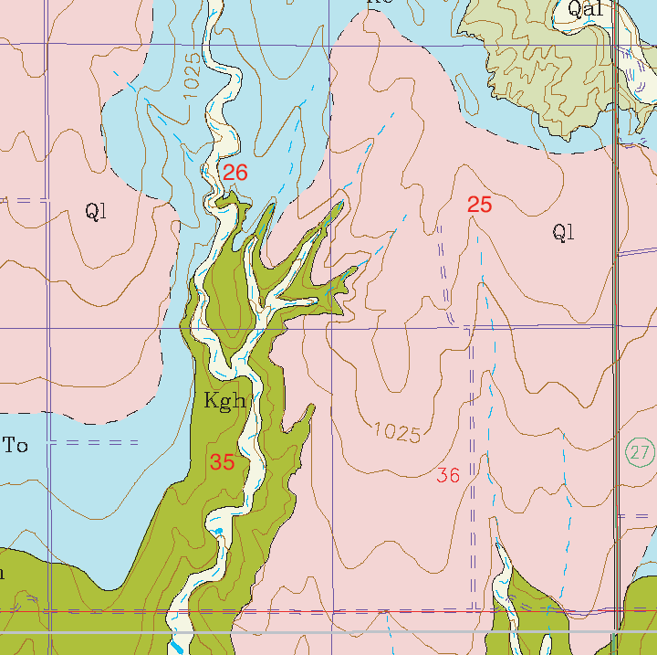 small geologic map