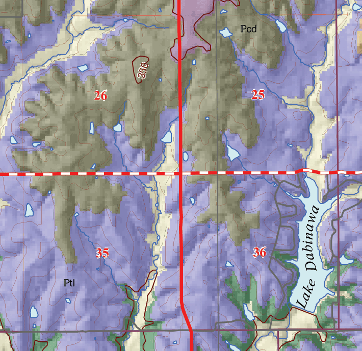 small geologic map