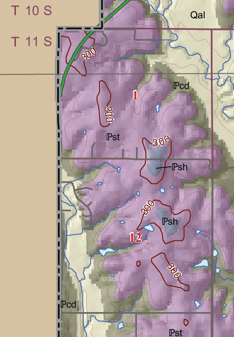 small geologic map