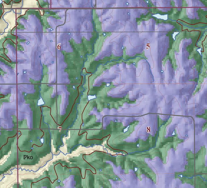 small geologic map