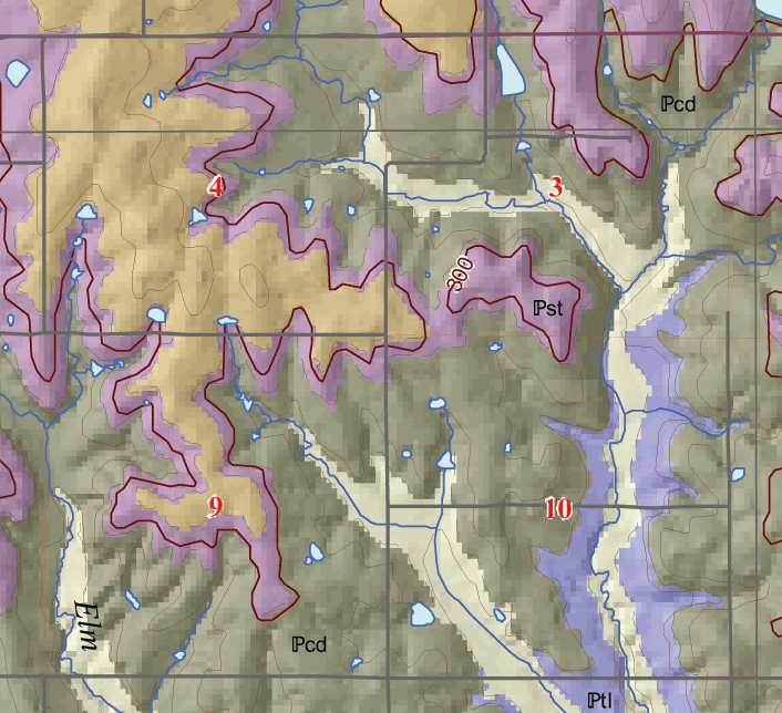 small geologic map