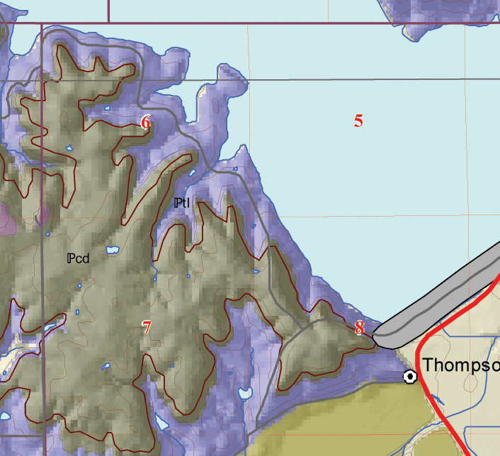 small geologic map