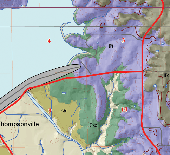 small geologic map