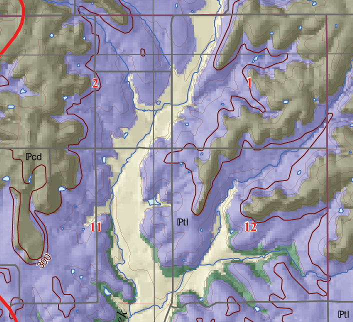 small geologic map