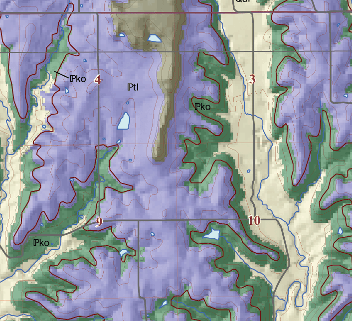 small geologic map