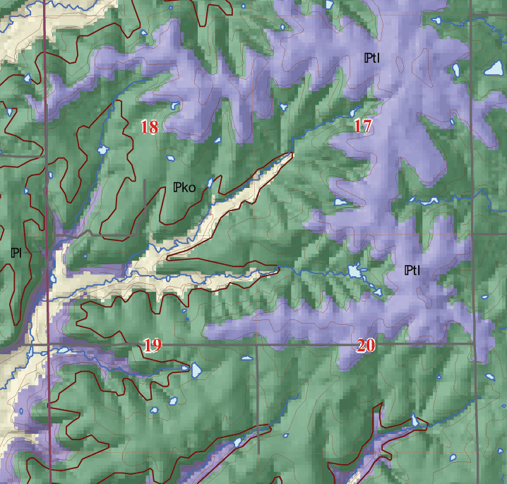 small geologic map