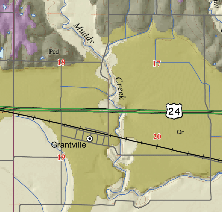 small geologic map