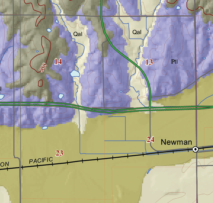 small geologic map