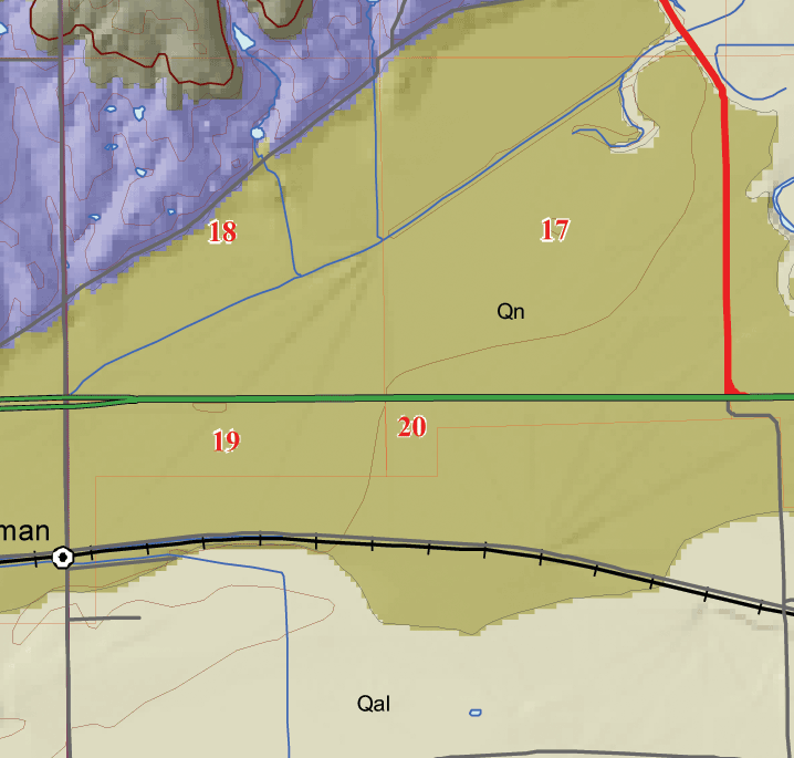 small geologic map