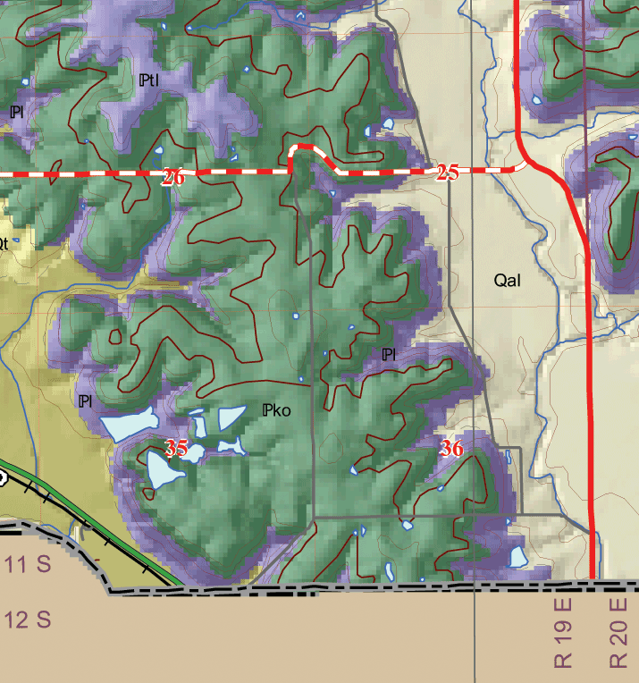 small geologic map