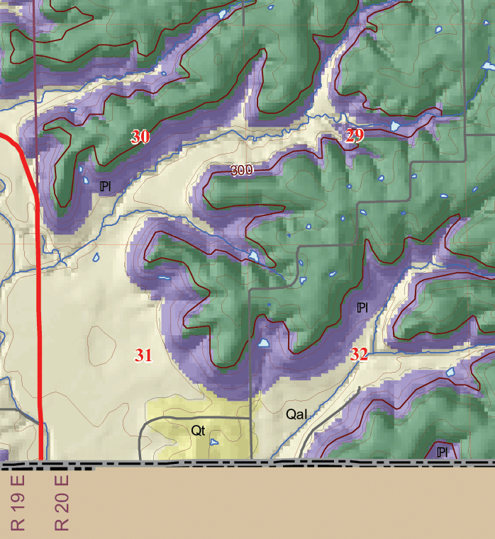 small geologic map