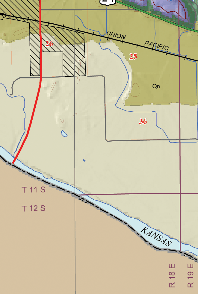 small geologic map