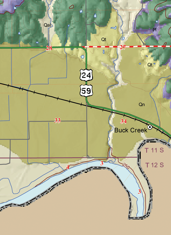 small geologic map