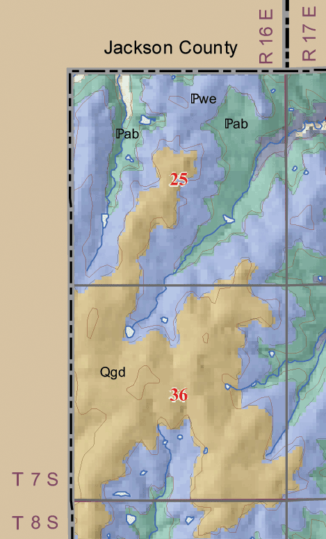 small geologic map