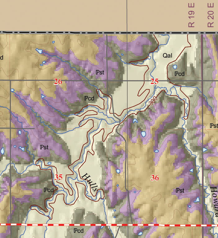 small geologic map