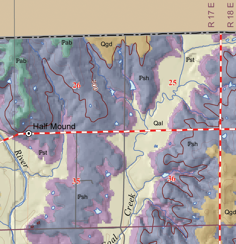 small geologic map