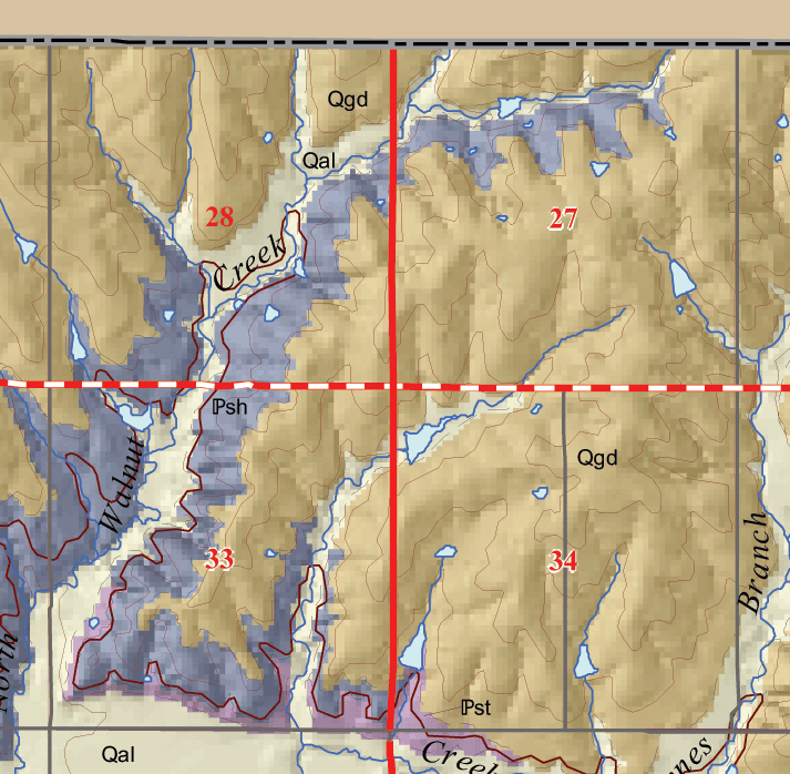 small geologic map