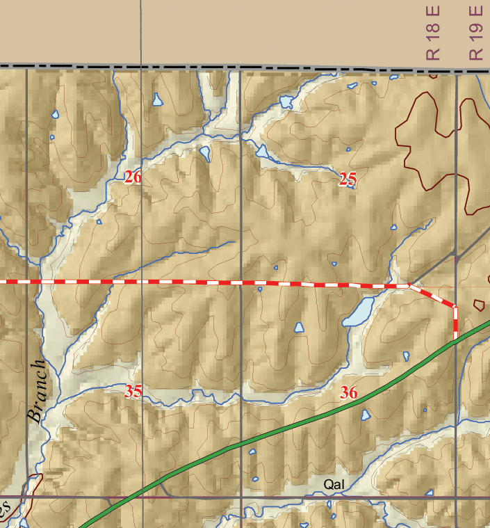 small geologic map