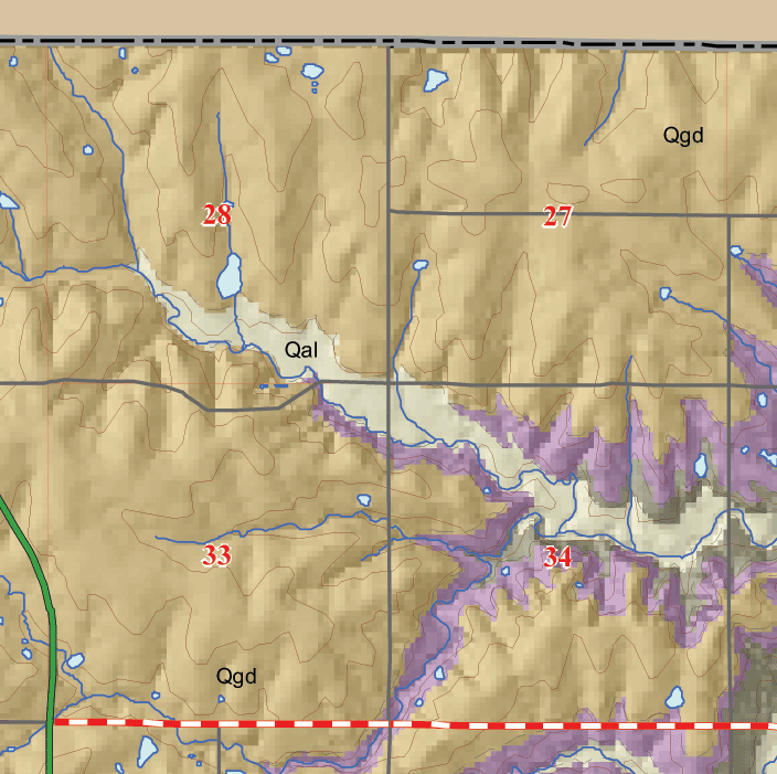 small geologic map