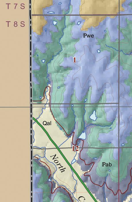 small geologic map